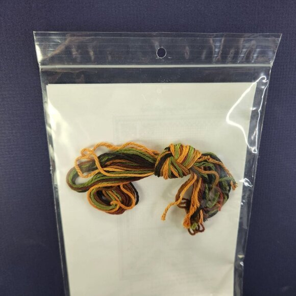 Little House Needleworks Autumn Sampler Fall Cross Stitch Chart and Silk New‎ - Picture 5 of 5